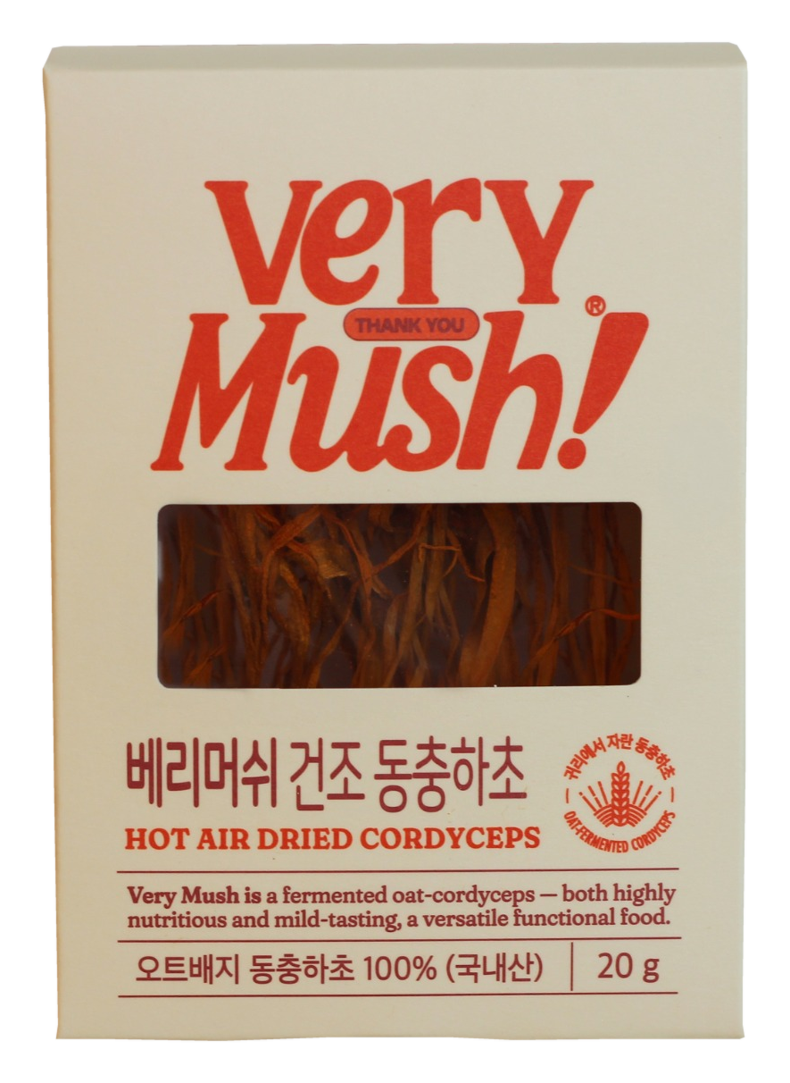 VERY MUSH 열풍건조 동충하초 포장 제품